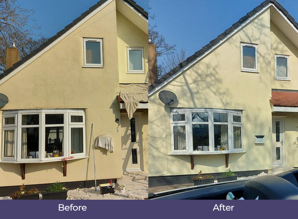 external before and after